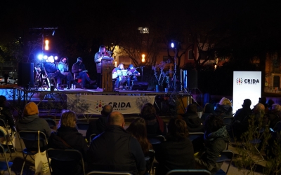 La presentació del projecte guanyador s'ha acompanyat d'un acte polític | Crida per Sabadell